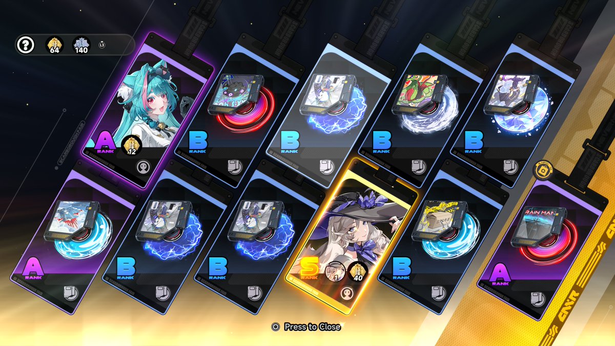 SamVegito's tweet photo. This is the THIRD time I got a dupe of a standard character AFTER I picked them from free selector. 😂 #NTE https://t.co/IDCJuie0AN