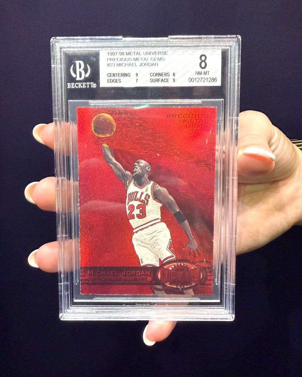 altxyzofficial's tweet photo. JUST CONSIGNED 🐐 

A Michael Jordan Red PMG was just consigned to Alt Auctions and now live. https://t.co/2dnjwSCWTR