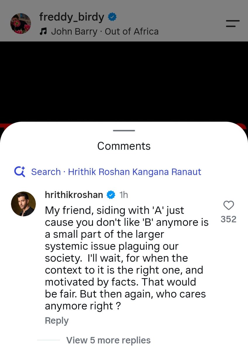 hindutvabatman's tweet photo. @nightchanges How? When she is just responding to what tiktik PR is doing and commenting on shady kangana posts? https://t.co/PU8DDhXTAt