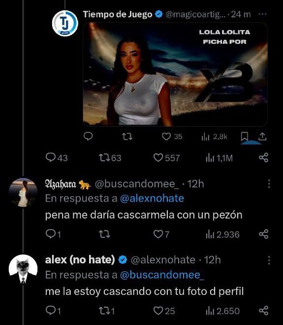 alexnohate's tweet photo. la de enfermos que hay en esta red social…

que puto asco 🤢🙅🏿‍♂️ https://t.co/kASURgPHMa