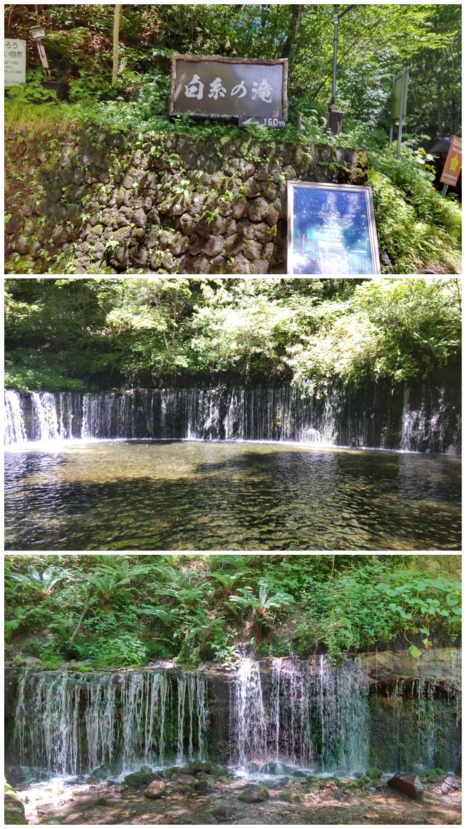 PRmXNh3SsIqkz5o's tweet photo. 人生死ぬ迄に1度は行きたい場所　
【草津温泉】
　↓　
【白糸の滝】
ついでに行ってみた
500円払わないと行けない有料道路
上手く出来てる観光地
駐車場は無料
立ち入り禁止の中に入って写真を撮ってる人達は外国人かな？
観光客がいっぱいで
観光時間は僅かだった
残念な白糸の滝
#キリトリノセカイ https://t.co/ak8B4LL3L9