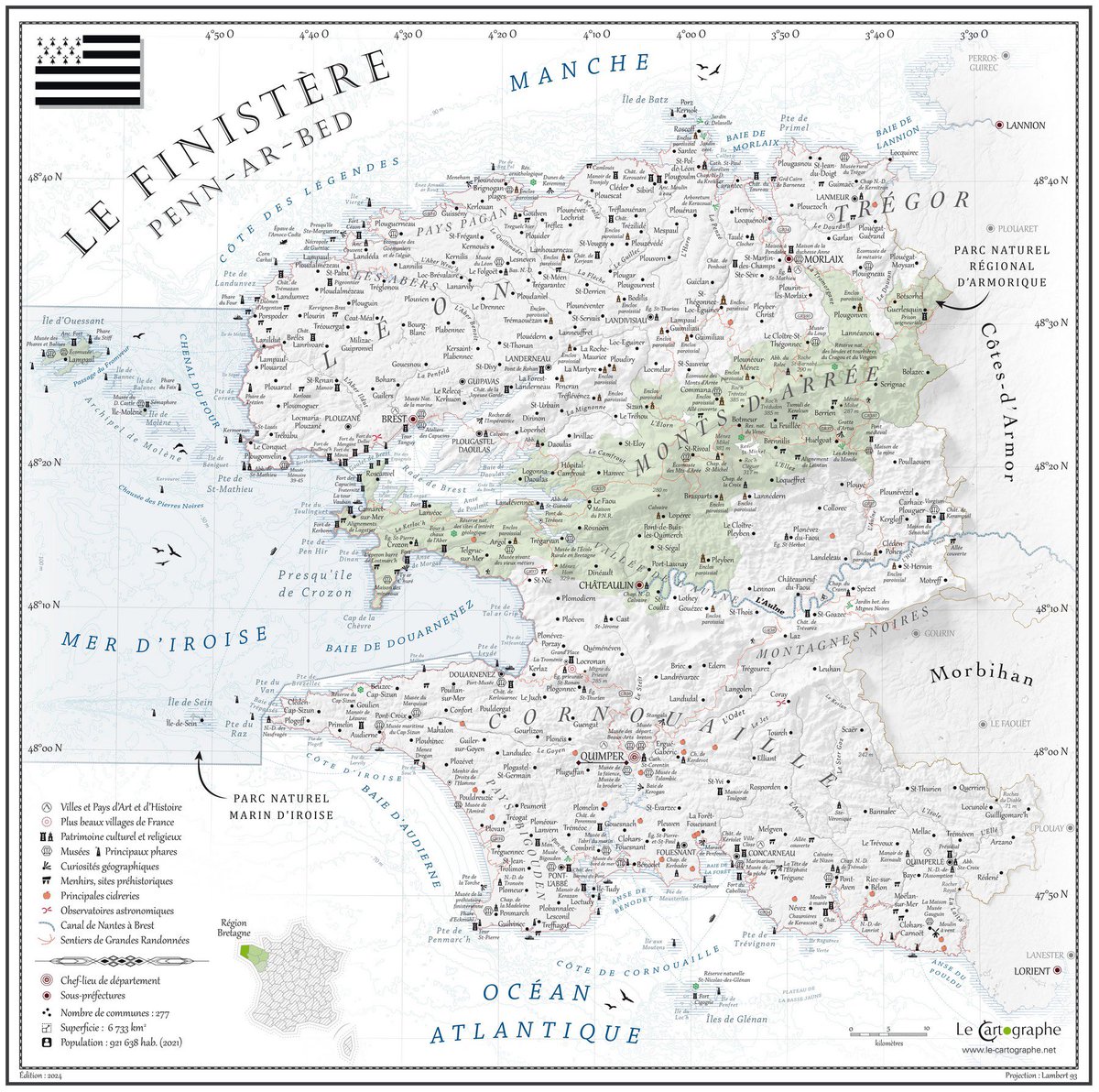 lecartographe's tweet photo. Une commande aujourd’hui de deux #PosterCarto par la même personne : le Morbihan et le Finistère !
Vive la Bretagne 🖤🤍 https://t.co/i0XrMXSlqZ