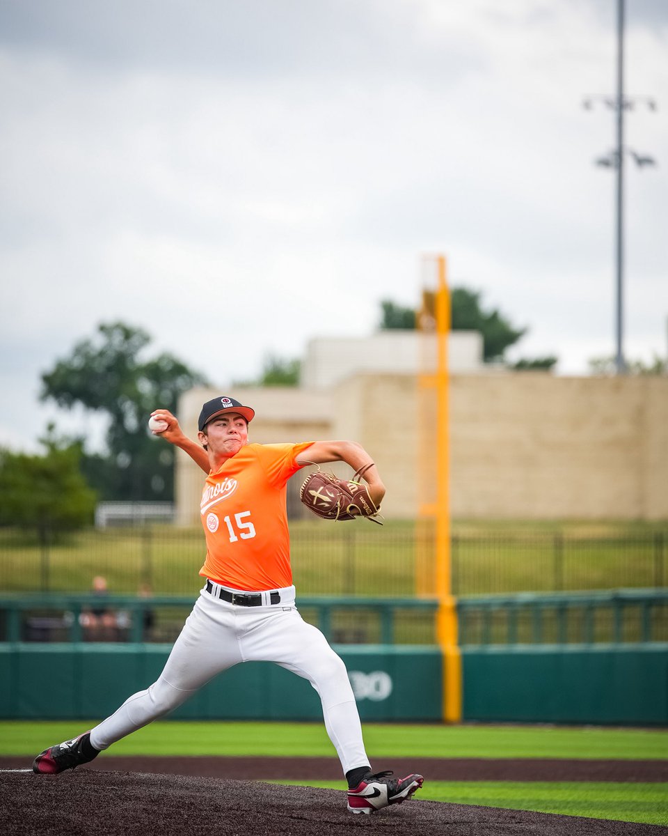 PrepBaseballIL's tweet photo. FINAL from Bart Kaufman Field

Team Illinois: 5
Team Ohio: 5

Next game is still slotted for 7 PM eastern, we will send updates if needed. 

#MWSSG26 https://t.co/wq7x1XL415