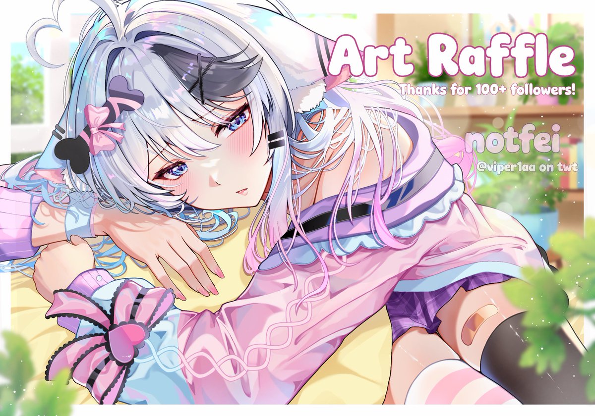 viper1aa's tweet photo. 100+ FOLLOWERS ART RAFFLE! 

PRIZE:
🌸 1 Winner: Bust-up "surprise me", simple background
🌸 +1 extra winner if we reach 100 RTs!

HOW TO ENTER:
🌸 Follow me
🌸 Like &amp; RT
🌸 Drop your OC (DMs are okay)

Tag 2 friends for +1 extra entry

⏰ ENDS: August 8th

#artraffle #raffle https://t.co/qCnyTOYpIY
