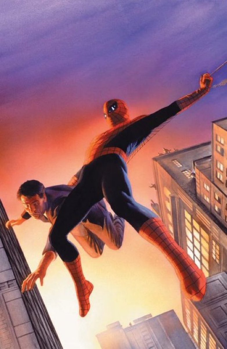 thealexrossart's tweet photo. #spiderman https://t.co/mITqxr9wST
