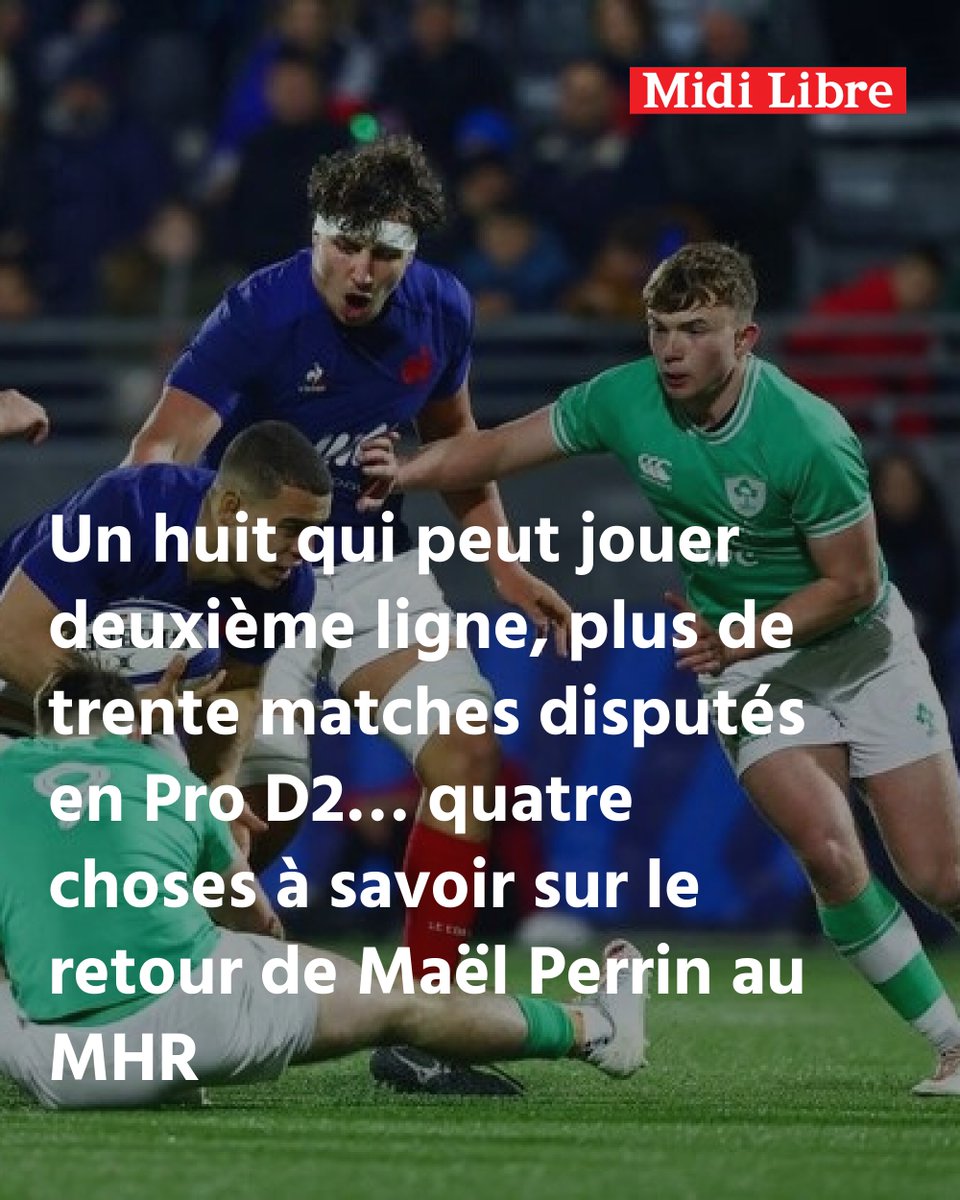 MidiLibreSports's tweet photo. Un huit qui peut jouer deuxième ligne, plus de trente matches disputés en Pro D2… quatre choses à savoir sur le retour de Maël Perrin au MHR
➡️ https://t.co/dRTJBbhZKT https://t.co/UvVH8NShnv