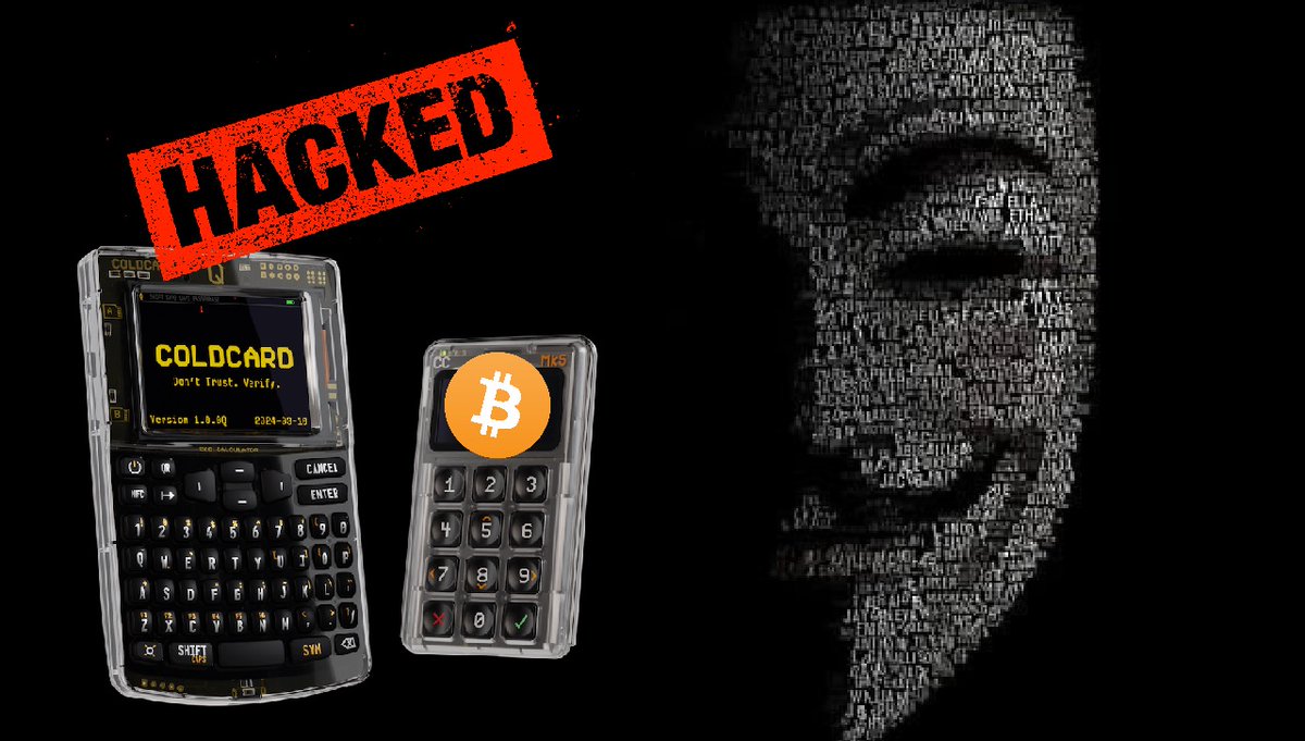 Andrzej_BTC's tweet photo. 🚨 PILNY i WAZNY ODCINEK 
🚨 BITCOIN SELF-CUSTODY pod ostrzałem 
🚨 @COLDCARDwallet  HACK / Exploit 

> https://t.co/KxgswZjPd9 < https://t.co/VkVxM4NrVk