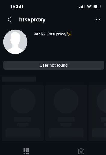 vgijeon's tweet photo. Did someone order any merch or photocards with the user @/btsxproxy on IG ??  The name was Reni, she seems to have deactivated her acc while Im waiting for some items. Looking right now for more people who is dealing with the same situation with this person. https://t.co/ErqzOcpjQa