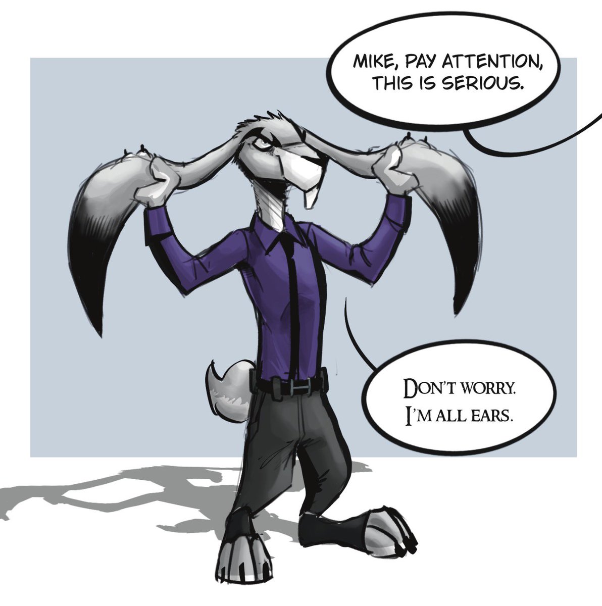 JareldSir's tweet photo. A stupid hare and a stupid joke. #fnaf #zootopia https://t.co/sUtvYLfXms