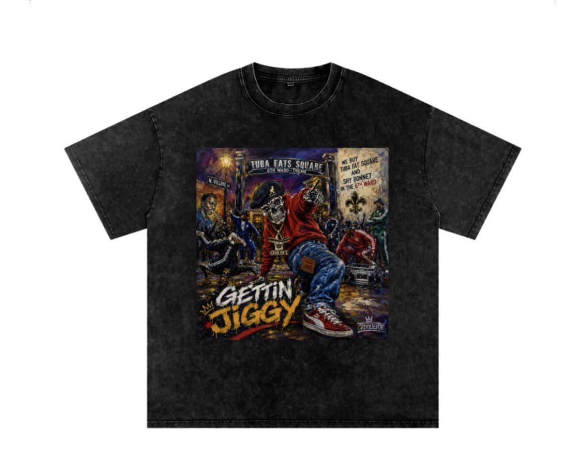 CKooliente's tweet photo. 🚨🔥 GETTIN JIGGY TEE DROP 🔥🚨

2 versions available 👕🌴
⚡ Standard Tee
🎬 POV Exclusive Tee w/ artwork, song story + QR code 👀

Only 20 of each — when they’re gone, they’re gone!

🛒 https://t.co/xNUJwvjU1V
🎧 Stream “Gettin Jiggy” now

#GettinJiggy #JIGGYSUMMER #CKooliente https://t.co/5OHIqtUcBg