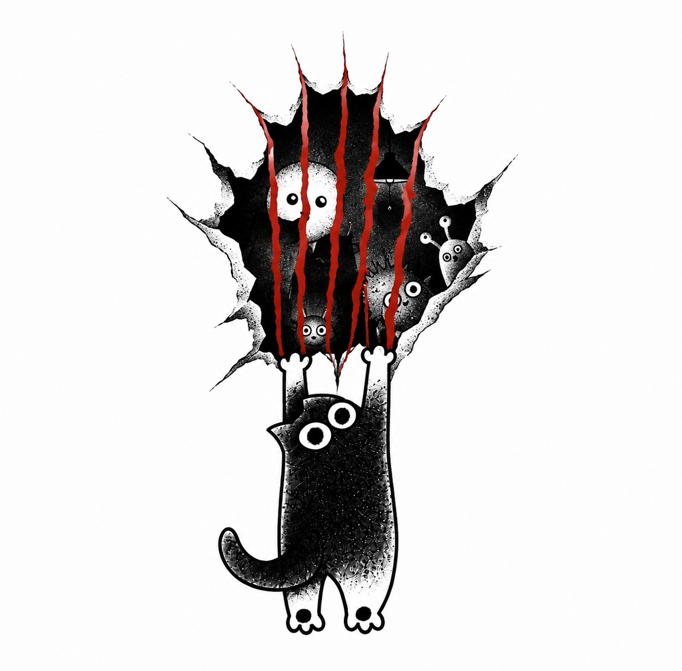 SKRATCHDEV's tweet photo. $SKRATCH discovered that the world was never solid it was only hiding what lived beneath it.
With every red claw mark, new cracks opened and secret creatures stared back from the dark.
The surface was only a lie waiting to be torn apart.

#Pump #Solana #SKRATCH https://t.co/E4YdWEtP6l