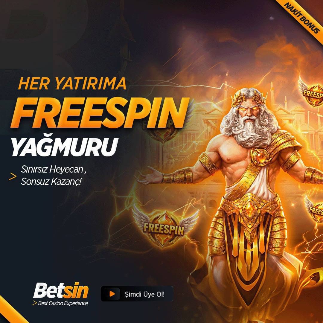 Singuncel1's tweet photo. 💥 Betsin’de yatırımlar şimdi daha kazançlı!

🎰 Her yatırıma özel freespin avantajını yakala.

🔥 Eğlenceyi artır, kazanç şansını büyüt.

✅ Hadi şimdi başla!

✅ 𝗚𝘂̈𝗻𝗰𝗲𝗹 𝗚𝗶𝗿𝗶𝘀̧ : https://t.co/zDWQNC8s96

#freespin #slot #denemebonusu https://t.co/XS10bZLpjA