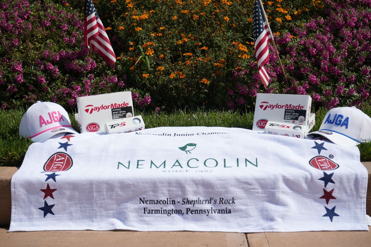 AJGAGolf's tweet photo. Look good, play good 🔥

Players will be looking fresh this week at the #NemacolinJr! https://t.co/uc3zoWRSop