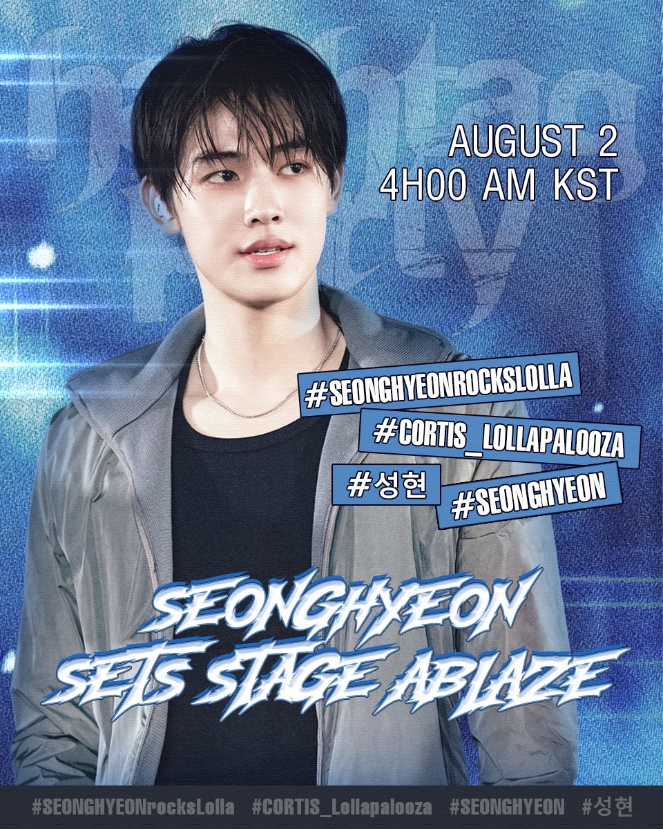 deardimple0113's tweet photo. 🎉 𝐇𝐀𝐒𝐇𝐓𝐀𝐆 𝐏𝐀𝐑𝐓𝐘 🎉

It’s time for EOM SEONGHYEON to shine bright at LOLLAPALOOZA💥Let’s join us to bring him that spotlight our SEONGENIUS deserves 💪🏼 
 
📍Goal: 200 RT/RL 🔥 Join with the tagline & hashtags below:

SEONGHYEON SETS STAGE ABLAZE 

#SEONGHYEONrocksLolla
#CORTIS_Lollapalooza
#SEONGHYEON #성현