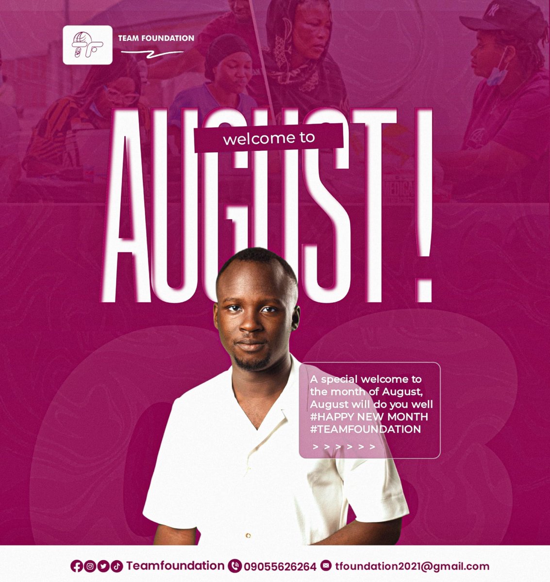 Tea_mfoundation's tweet photo. Welcome to August.

Every share can open a door. Every donation can change a life. Every partnership can transform a community.

Help us make #Project2900 impossible to ignore.
🩷 Together We Achieve More.
#TeamFoundation #SDG #Impact #SDGs #Africa #Nonprofit https://t.co/NfxJGlSCVF