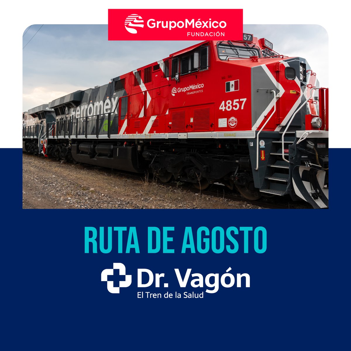 DrVagon_'s tweet photo. En agosto, #DrVagón llega a Nayarit y Sinaloa.

Comparte esta información con tu familia, tus vecinos o ese compadre que siempre comenta que quiere revisarse. Una recomendación hace la diferencia. https://t.co/tuPzhc90UG