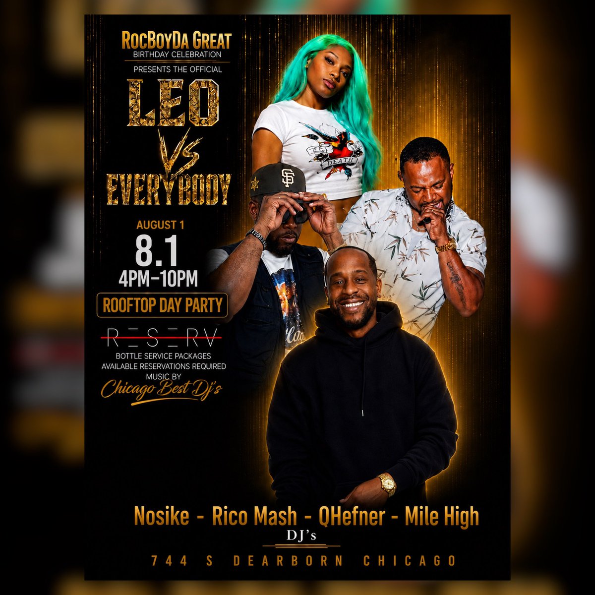 DJMILEHIGH's tweet photo. Saturday Night Outside Not Inside 🔥 #MHC 🎫

RESERV (Leo vs EVERYBODY)
HUBBARD INN (MASQ) https://t.co/TL38rDrSW9