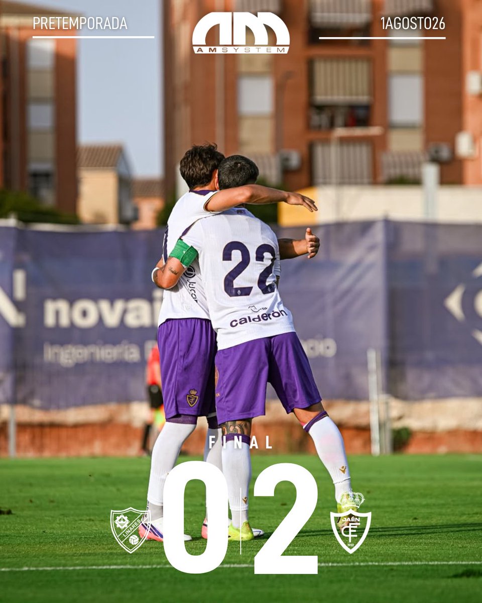 RealJaenCF's tweet photo. ⌚90' || 🎙 𝗙𝗜𝗡𝗔𝗟 𝗗𝗘𝗟 𝗣𝗔𝗥𝗧𝗜𝗗𝗢

🗣️: Victoria de los nuestros que finalizan un gran partido y que demuestran que están a un gran nivel🔥 Gran forma física y de juego de nuestros jugadores💪 Tocará seguir trabajando Vamos lagartoooos!!!!!!🦎

🔵LINARES DEPORTIVO 0⃣ - 2️⃣ REAL JAÉN CF⚪️

#LinaresRealJaénCF #elderbi #RealJaen2627 #Pretemporada2627 #Directo
