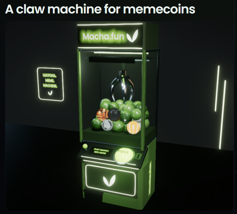 machafun's tweet photo. Over the last 24h we shipped updated styling on the Macha machine on the site as well as simplifying the docs and technical explainers around the site. https://t.co/g2pFzt1CNg