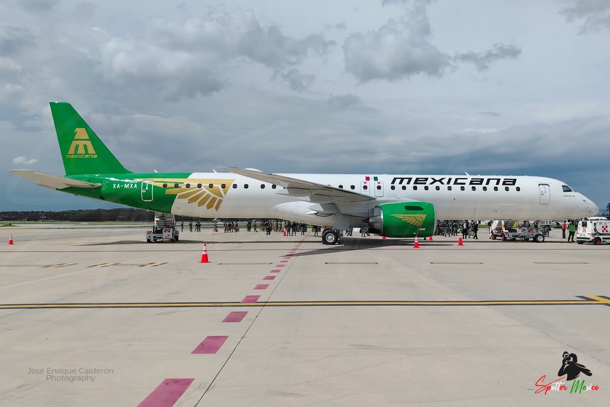 JaimeCCS's tweet photo. #MexicanaDeAviacion cuenta con 6 aviones Embraer E190-e2 desde enero a junio de este año. En julio recibió su séptimo avión y el primer E195-e2. En total serán 20 para el 2027, según la estimación de entregas.
Los datos que presento a continuación son solo del primer semestre del 2026, es decir, con los primeros 6 aviones.