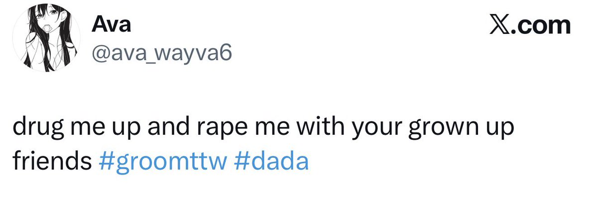 waxolen's tweet photo. @ava_wayva6 @chudgina @mysteryofed Talking about pedophilia while actively being on groom twt is a choice. https://t.co/G4qLjRJFf4