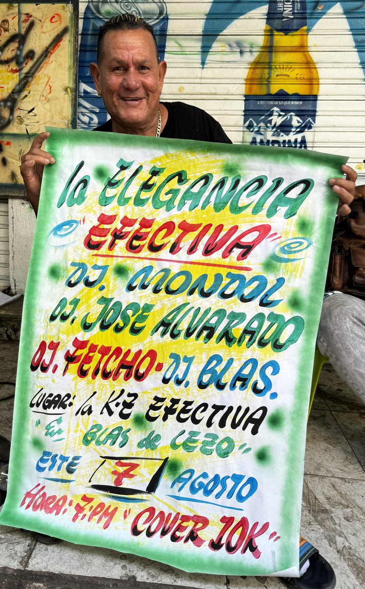 Josedavido02's tweet photo. POR PRIMERA VEZ SE UNEN @la_elegancia_tropical Y @parcheefectivo PARA ARMAR LA FIESTA MÁS GRANDE DE TODAS, LA ELEGANCIA EFECTIVA.

📍 Lugar: KZ La Espelucá, en el barrio Blasdelezo frente al novillo rojo.
📆 Fecha: Viernes 7 de agosto
🧭 Hora: 7:00pm
🏷️ Cover: 10K https://t.co/xhpCQ8tHR7