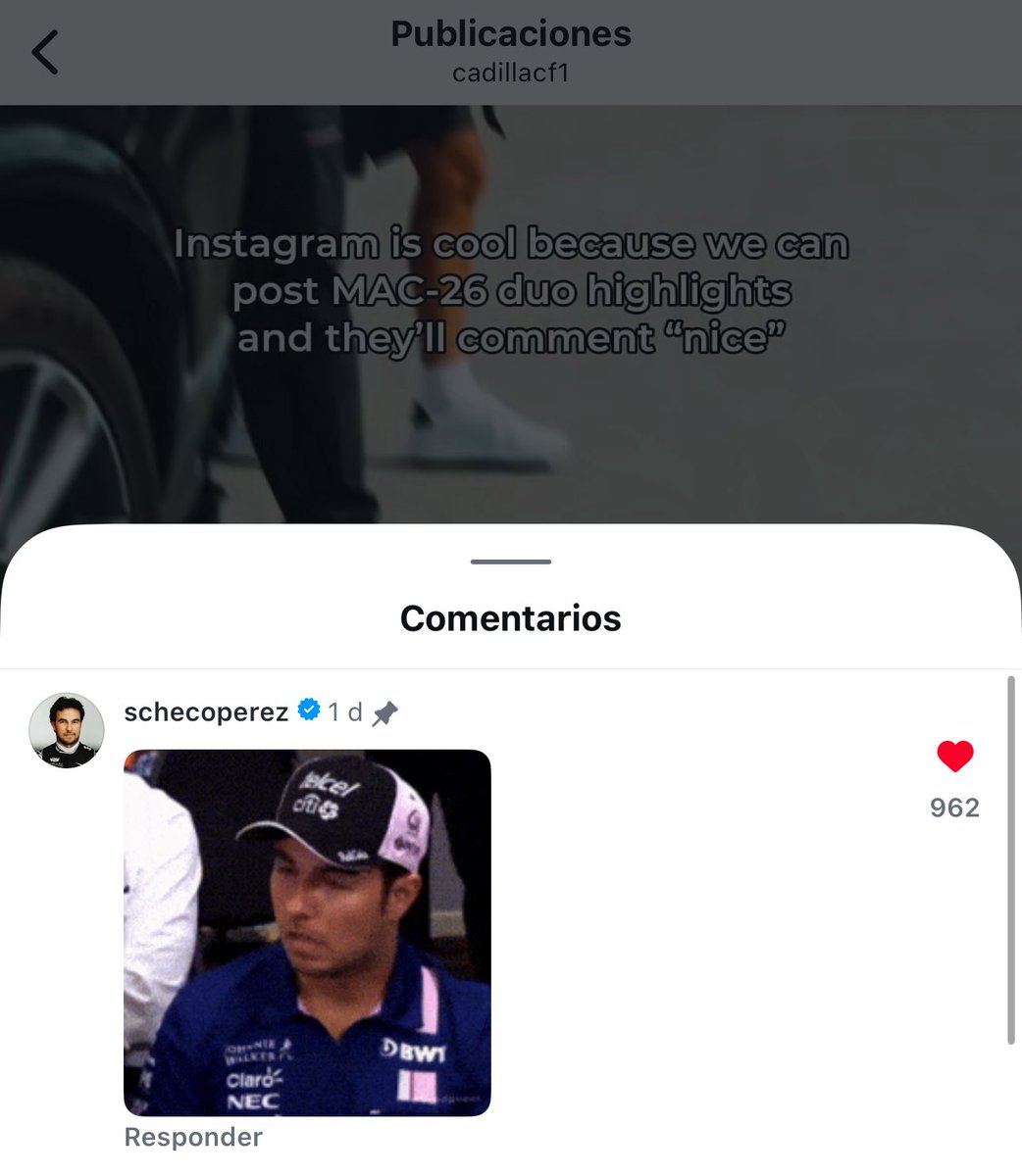 sunnygirlf1's tweet photo. Checo ya sabe usar stickers en insta y que elija ese iconico, me siento como mamá orgullosa https://t.co/qvwp899zZe