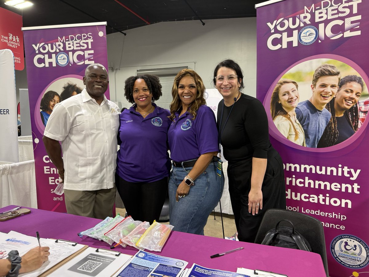 MDCPSOperations's tweet photo. What a wonderful day at the @ChildrensTrust Family Expo! 🌟 We were proud to connect families with valuable resources and support for student success. Thank you to everyone who stopped by—we loved being part of this amazing community event! #MDCPSYourBestChoice https://t.co/5EcEoc5noh