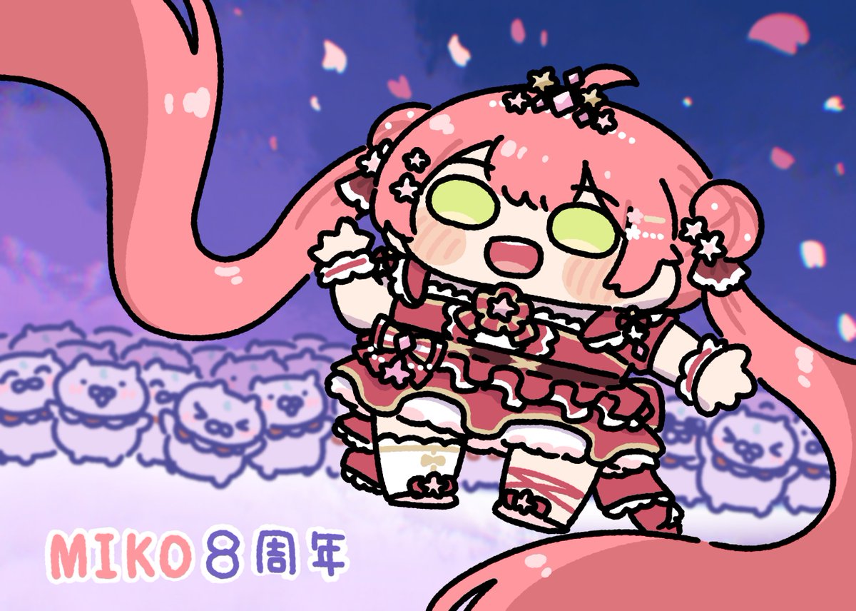 さくらみこ8周年 #miko_Art