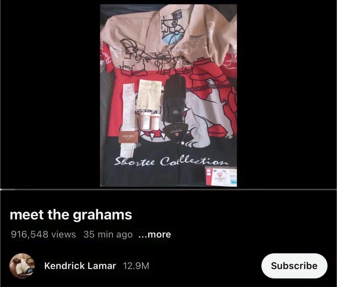 GREATCBFW4's tweet photo. The Drake and Kendrick beef 😭😭 https://t.co/oS64aMxjBP