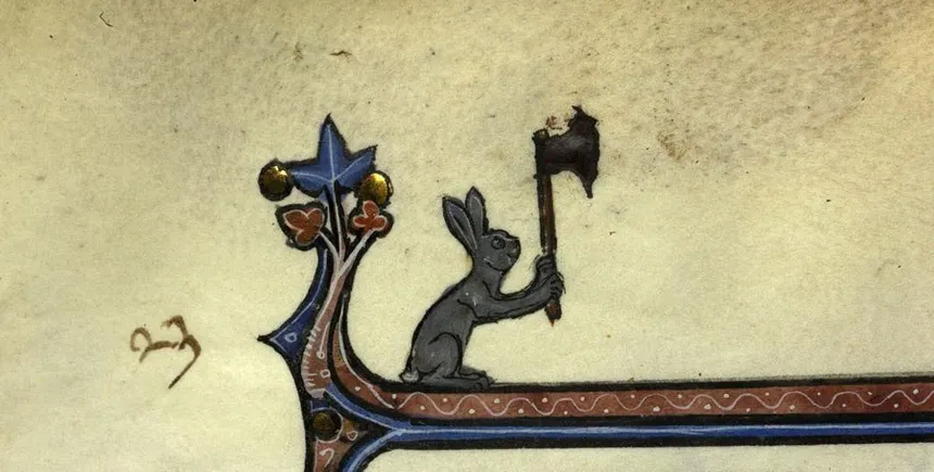 Supa_Kitsune's tweet photo. @brutalcams Medieval drolleries warned us. https://t.co/KvHN7nh2V1