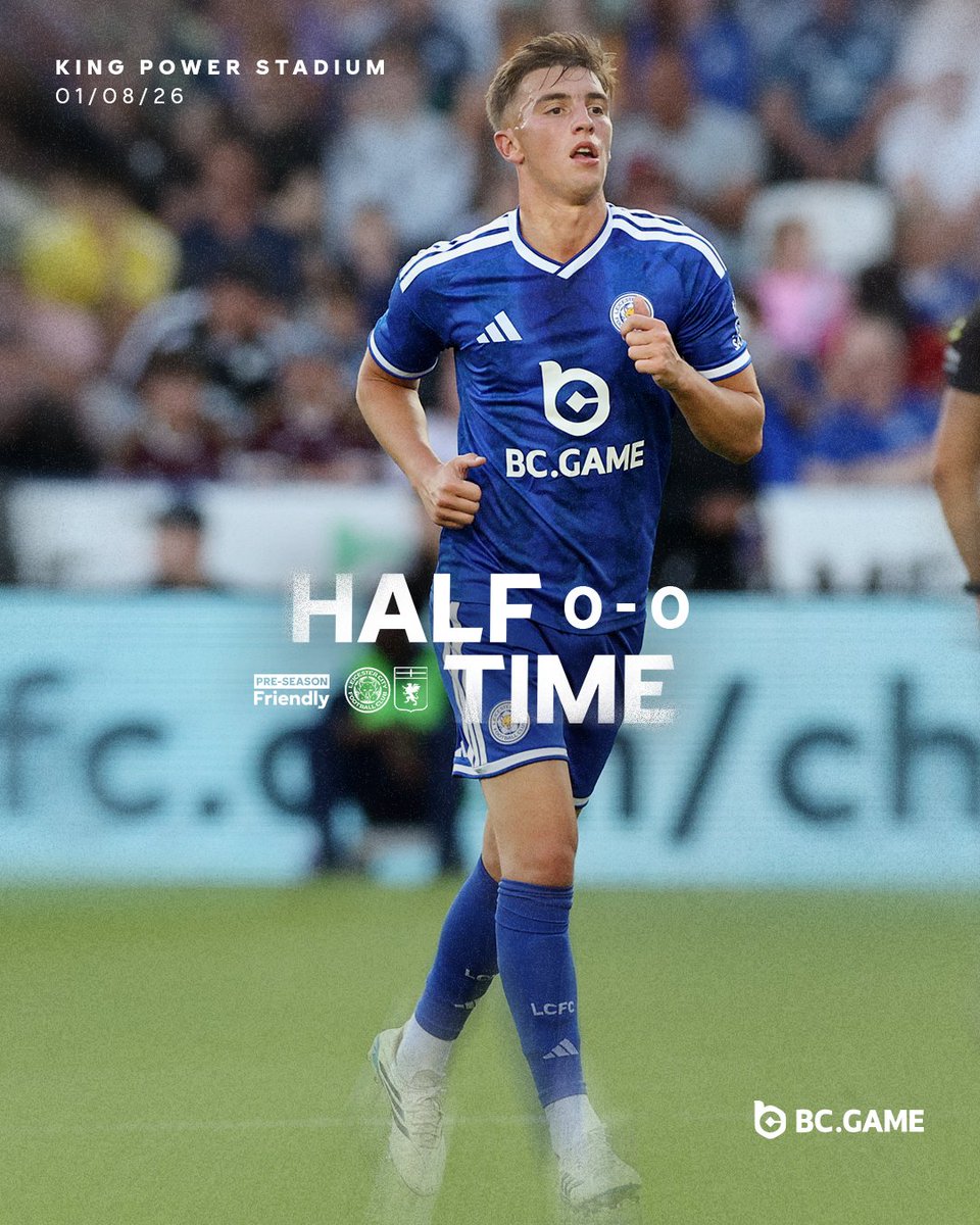 LCFC's tweet photo. No goals after the first 45 🤝

#LEIGEN | @BCGame https://t.co/W8rx1sZyZE