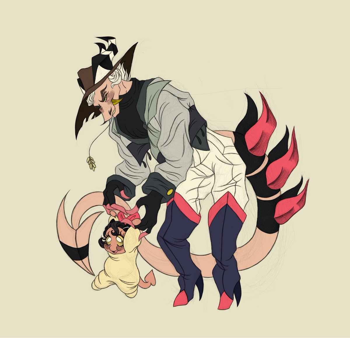 rodeorosebud's tweet photo. so, do we think striker would have made a good father 

#helluvabossstriker #striker https://t.co/rK1wEeqTld