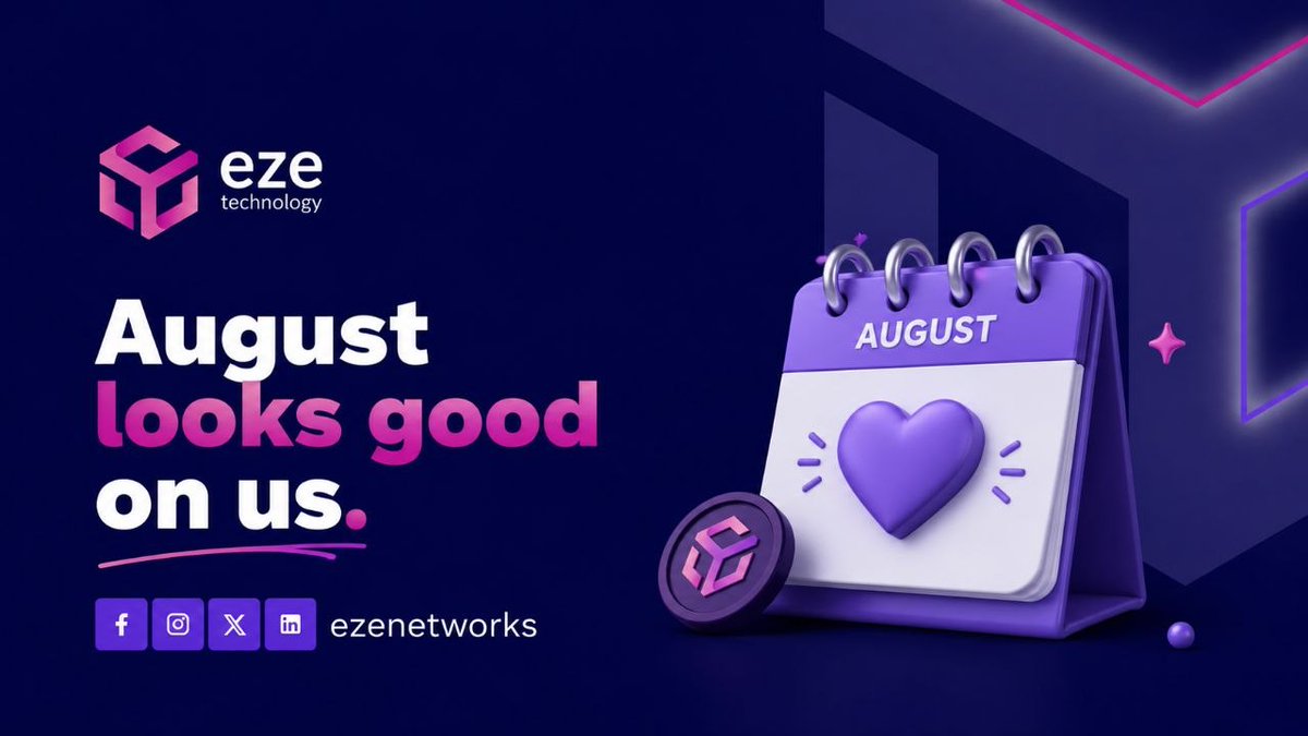 ezenetworks's tweet photo. The calendar changed.

Now go make something worth remembering.

Happy New Month from all of us at EZE Network. 💙

#ezenetworks https://t.co/NVuudZ6Hxe