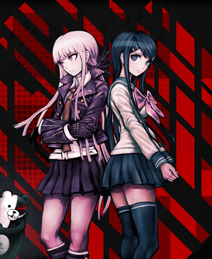 Ekyssd's tweet photo. Kirizono (Kyoko Kirigir x Sayaka Maizono) https://t.co/Tj7ko8IomP