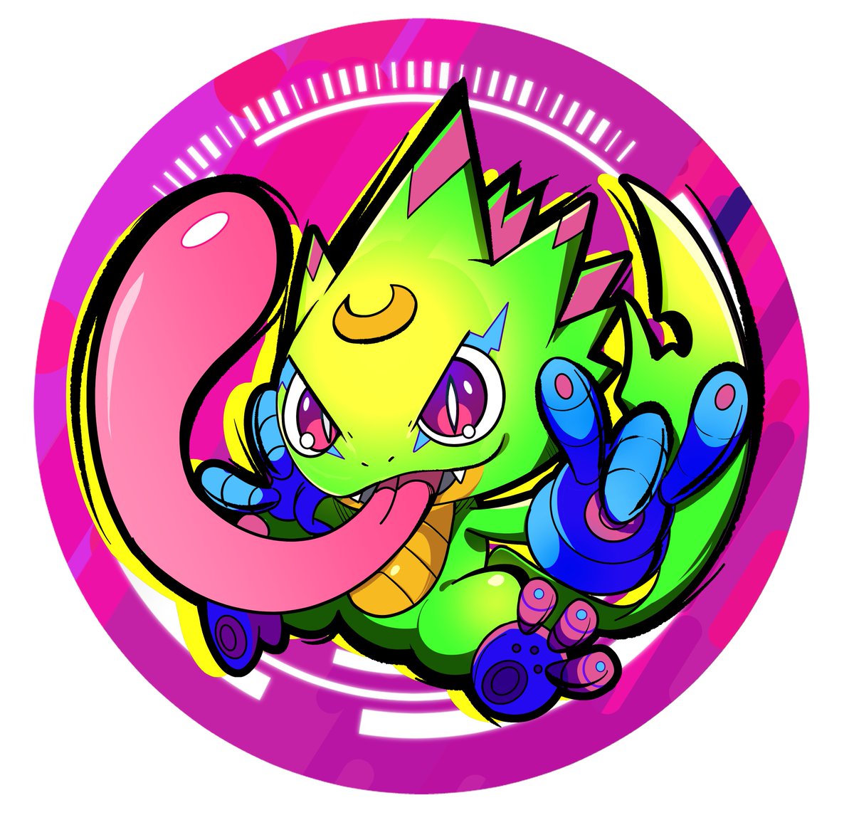 Mishael_ita's tweet photo. Artesito que hice para ReworlD~ >:c no tiene que ver con odaiba pero necesito farmear (? 
#OdaibaMemorialDay #OdaibaDay #Digimon #8月1日 https://t.co/2JRHtyrqe9
