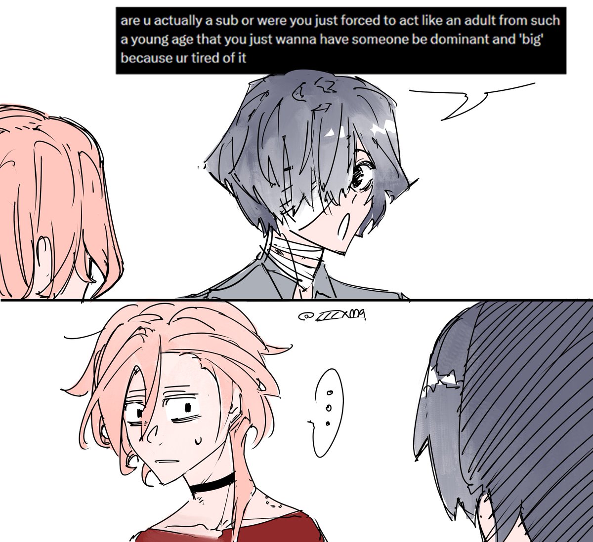 Zzzx009's tweet photo. first doodle of the month yayy

#skk #太中 https://t.co/T9Dfkrrjkt