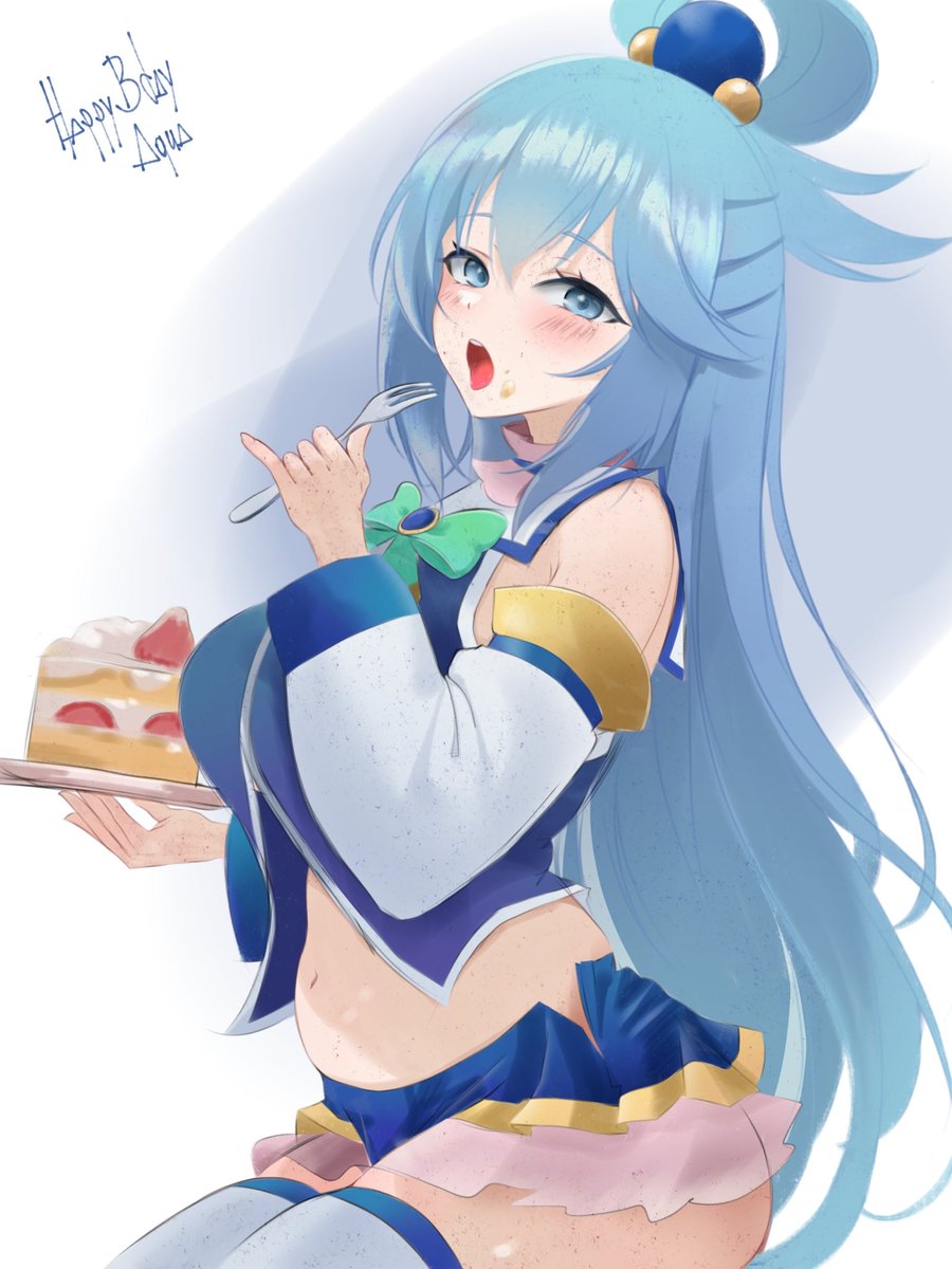 Kotl001's tweet photo. Happy Bday, Aqua!! minha deusa💙 https://t.co/0abtI7jTmP