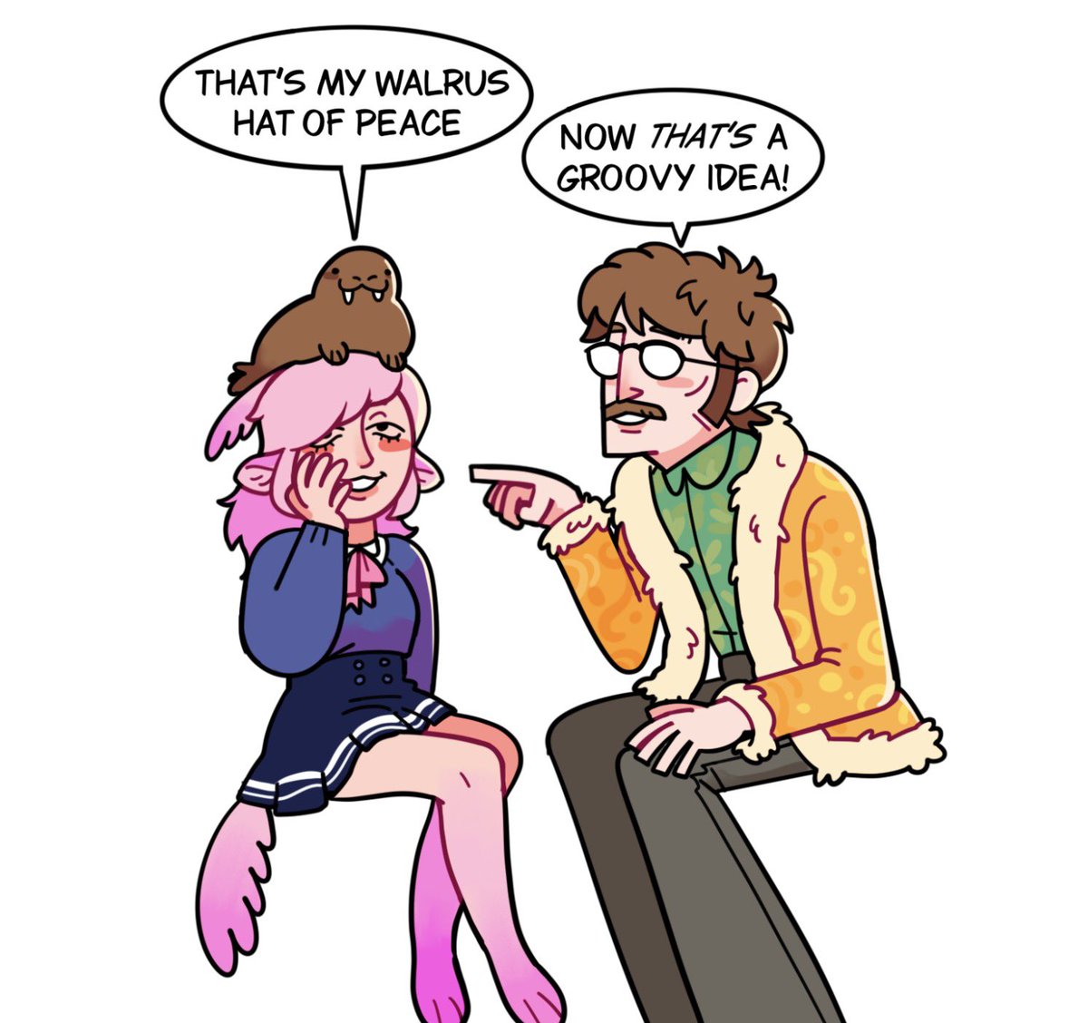 Fenceington's tweet photo. Duo I just made up
[#ldshadowlady #johnlennon ] https://t.co/PVH1duBfLQ