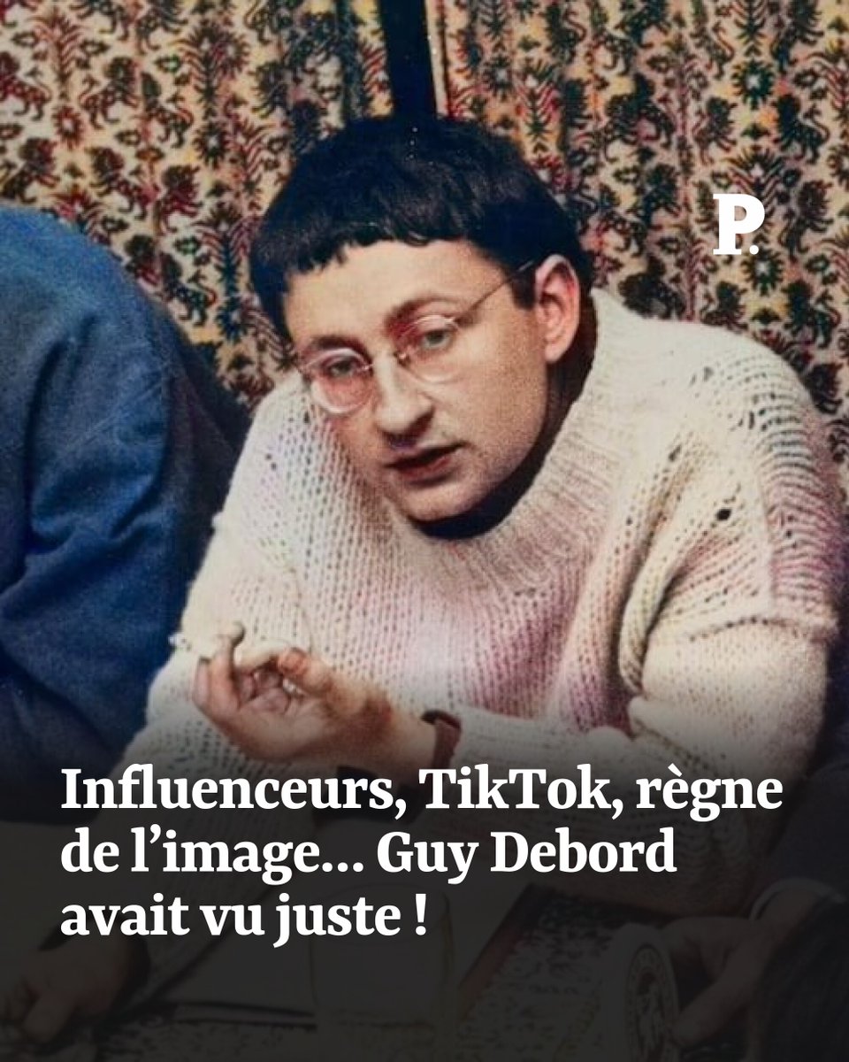 LePoint's tweet photo. ILS L’AVAIENT PRÉDIT 5/10. Dans « La Société du spectacle », paru en 1967, le philosophe extralucide décrit notre aliénation à l’image et à la consommation.

➡️ https://t.co/F1QpY5fEYD https://t.co/LuMEmlCGYS