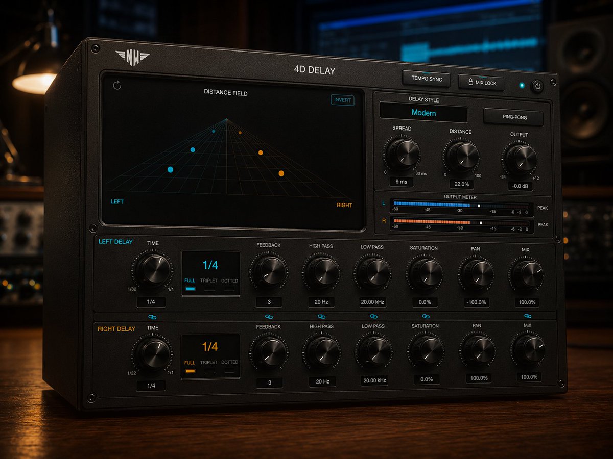 natemixing's tweet photo. I genuinely believe that this is THE BEST delay plugin that ever existed. https://t.co/g4dWQ9T6Go