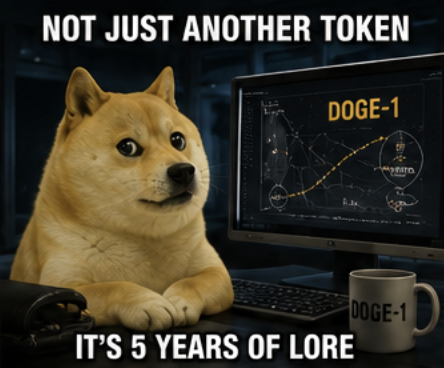 ogParodyDoge1's tweet photo. The difference between DOGE-1 and most memecoins?

Most launch with hype.

DOGE-1 launches with 5 years of lore. https://t.co/WqJ5UodpMN