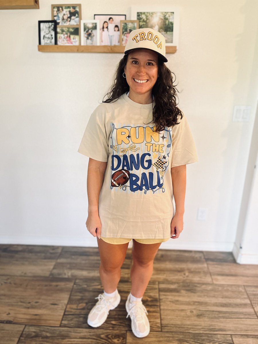 EHSCoachLopez's tweet photo. The voice in the stands yelling at me on Friday night to run the ball is my wife’s 😂 

Might as well put it on a shirt this season! 

#GOTROOP #FAETW

@klopez_BMES https://t.co/OwHSUdDLK1