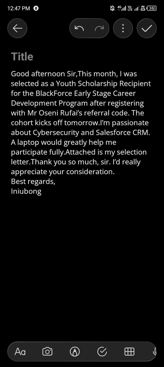 Mocassin_Hope's tweet photo. @Morris_Monye Please don't forget me sir, I already have a scholarship, a laptop support will really help me to maximize this opportunity. Thank you https://t.co/hqzI0CdAcb