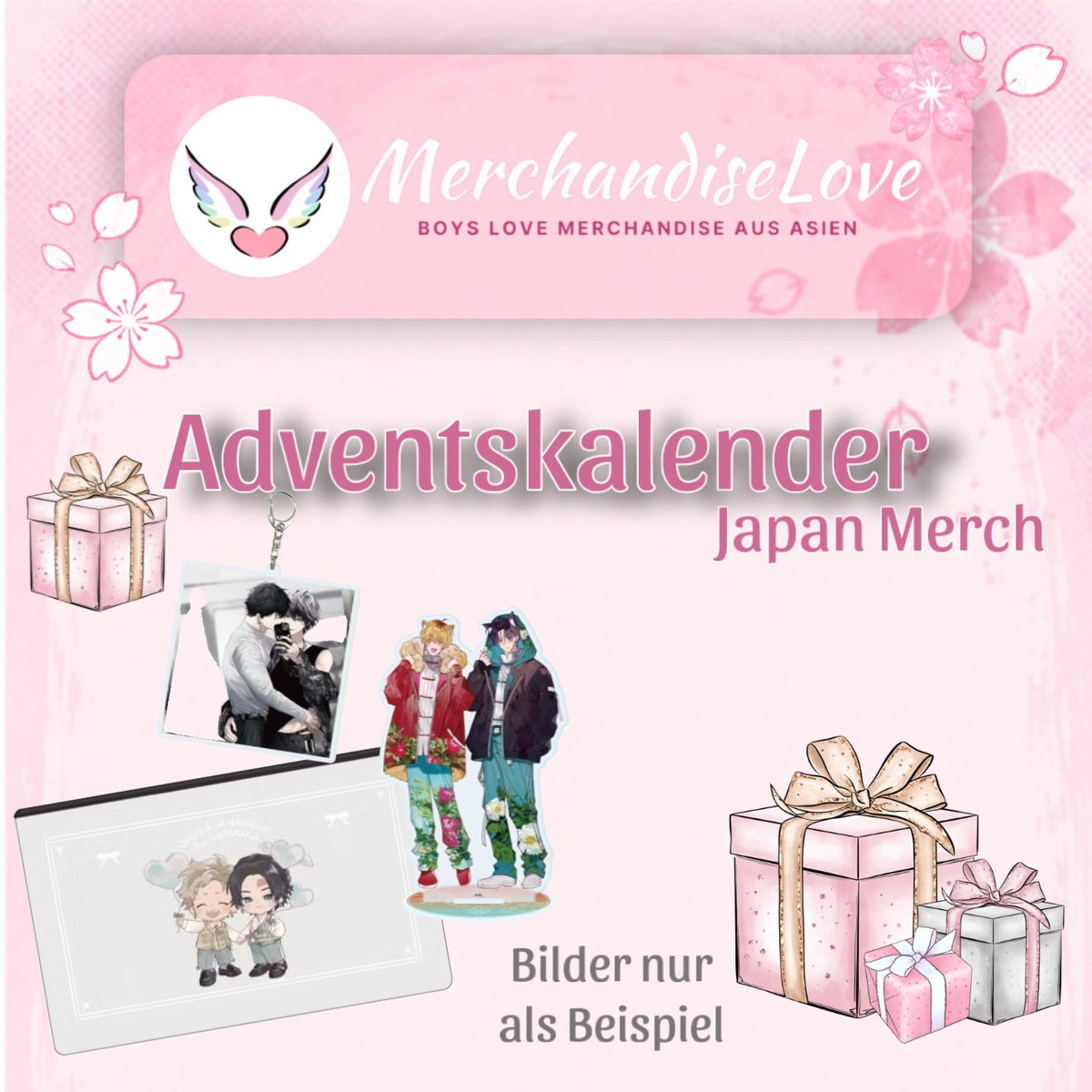 MerchandiseLov3's tweet photo. Ab heute geht die Vorbestellung für die Adventskalender los. Ihr könnt zwischen Mix, Japan only, Korea only und Danmei only wählen. 

https://t.co/fMjqX3iZyS https://t.co/5nLVwEXmcK