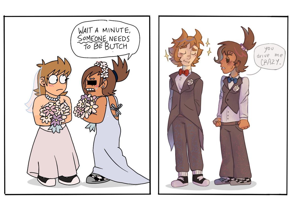 Yesg12356's tweet photo. HAPPY NATIONAL GIRLFRIENDS DAY
collab post with twinn @caramujismo cause this was just perfect as #tamtori ngl 
#tomtord #tordtom #eddsworld #ellsworld #toritam https://t.co/szxlkw8R9K