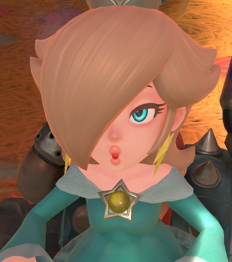 Misstar_E's tweet photo. What would you do if she was looking up at you like that with those faces?

#ゼロベアの撮影写真集 #Rosalina #princessrosalina #mariokartworld #mariokart https://t.co/s9v6YiPvuW