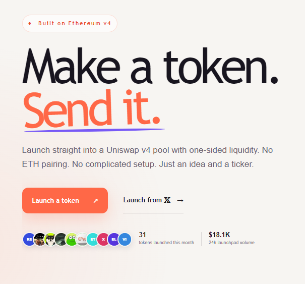 etherpadcoin's tweet photo. Every launch creates a real Uniswap V4 pool.
Code is public.
Contract is verified.

visit https://t.co/rQFJP3c7pk to get started https://t.co/gEUca2sK5J