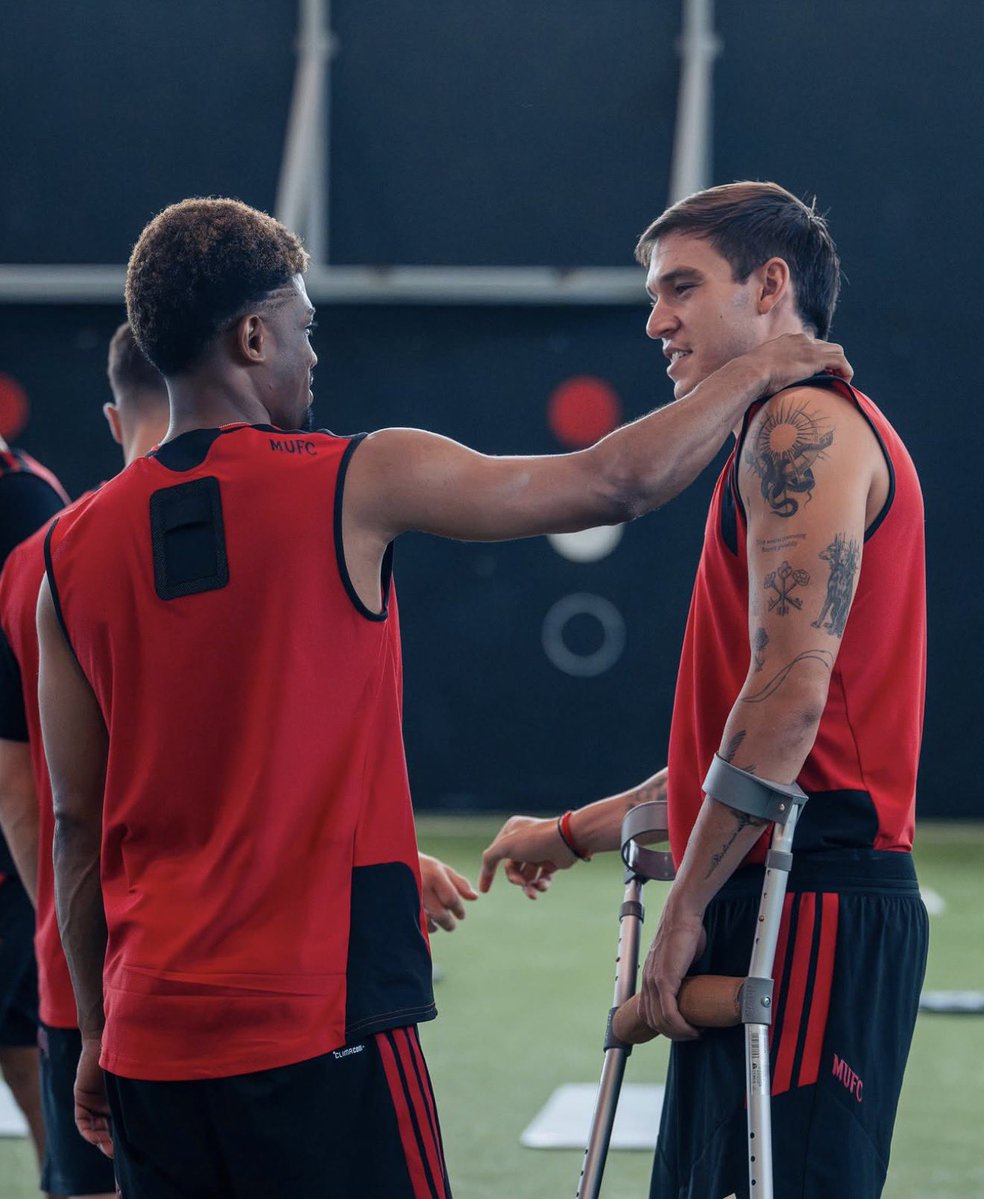 Utdtruthful's tweet photo. 📲 Manuel Ugarte via Instagram!

“Recovery. Rebuild. Rise” 🥹❤️ https://t.co/KPgDp5OiIF