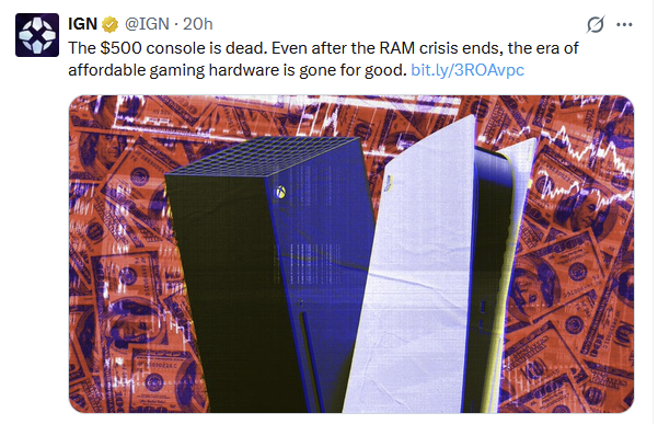PlanoGaming's tweet photo. Oh well, another reason to get a PC since you can do far more with a PC than just gaming. https://t.co/qMXaM3NvQK